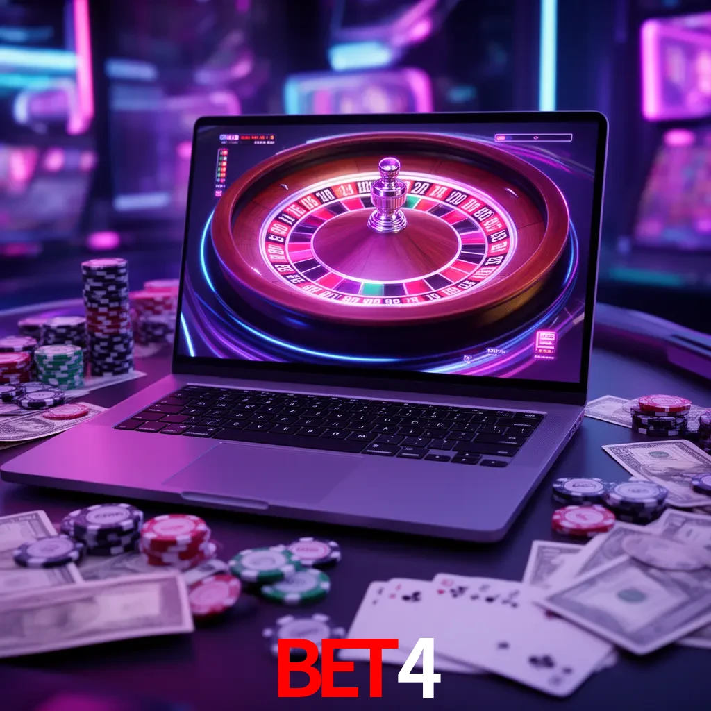 Centro móvil BET4 con casino, cajero, bonos, app y acceso de cuenta para México